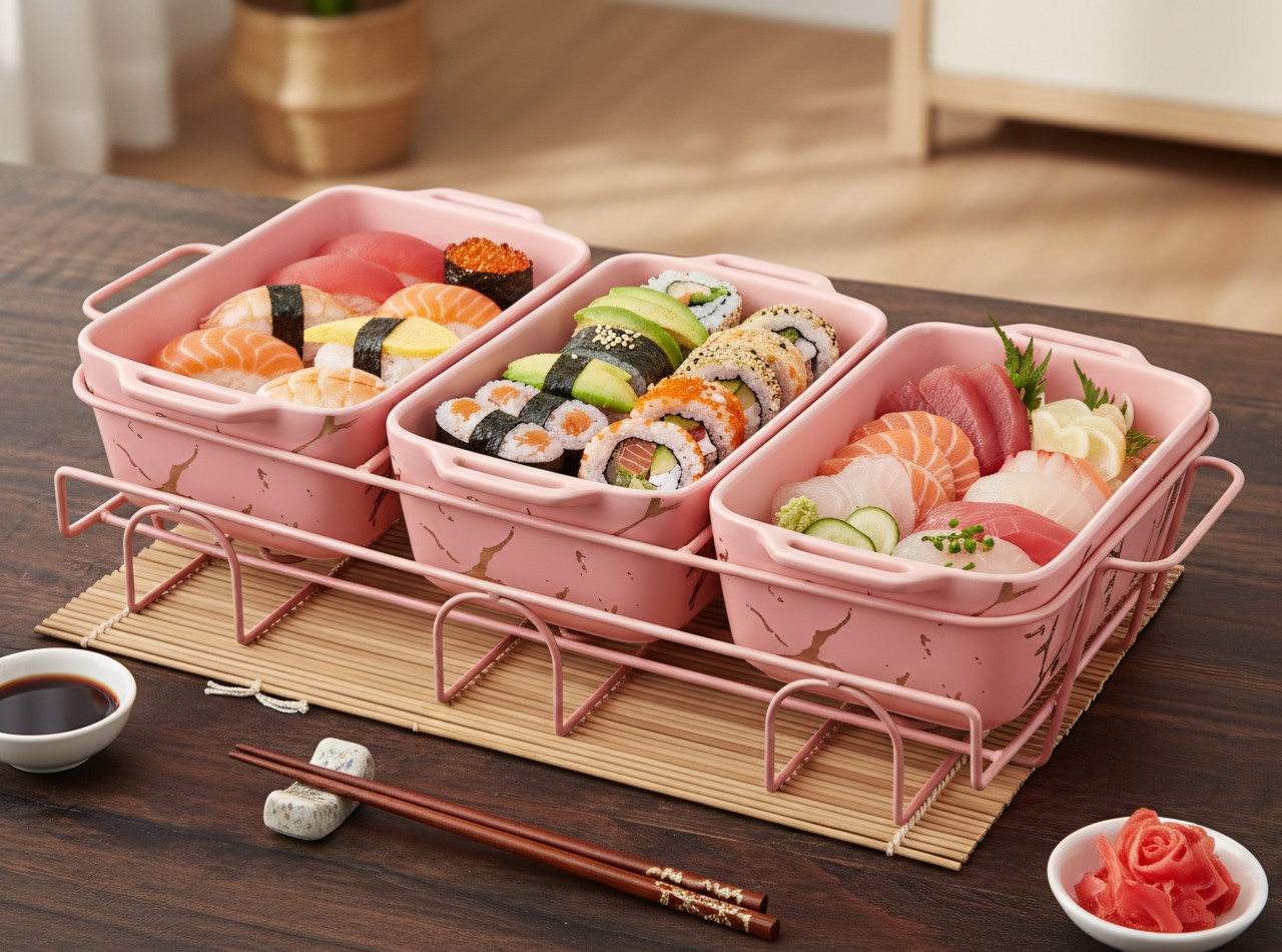 Vicenza Wadah Saji Serena Pink 1300ml BM916